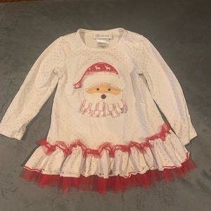 EUC Bonnie Jean 3T Santa Top